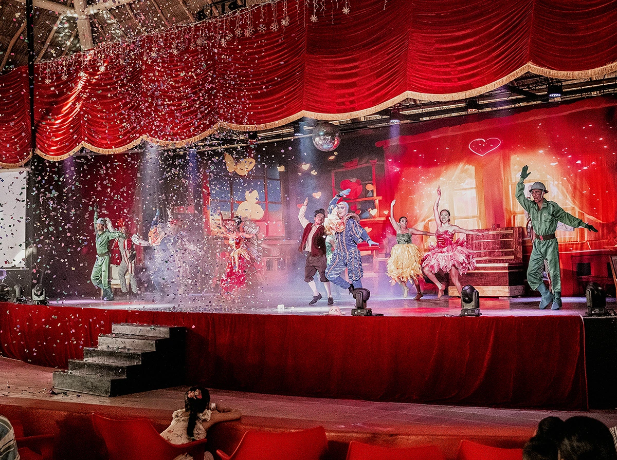 Night show in Nuevo Vallarta